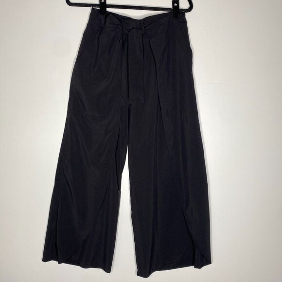Lululemon Wrap Front Wide-Leg High Rise Tie Waist Crop Pant "24 Women's Size 8 - Picture 1 of 7